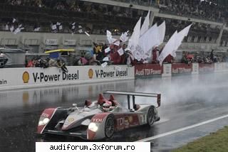 audi ag si-a continua seria de victorii in cursa de 24 ore de la le mans, in conditii extrem de