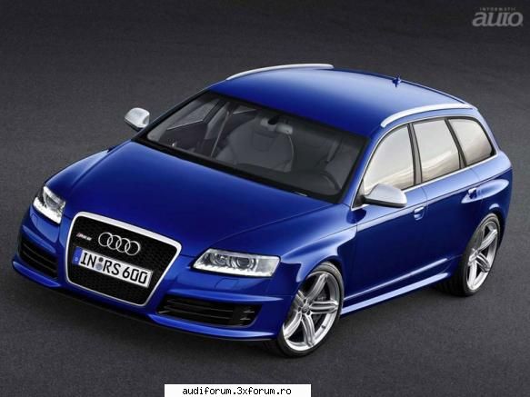 audi a prezentat astazin premiera mondiala primele imagini oficiale cu noul model sport rs6 avant.